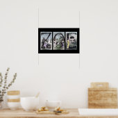 Poster ZOE Alphabet Lettre Nom Art (Cuisine)