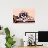 Poster Zoe - Pekingese (Bureau à domicile)