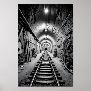 Poster 'Zoeken naar licht voorbij de tunnel'