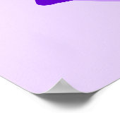 Poster Zoey en violet (Coin)