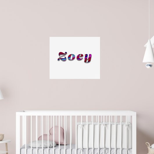 Poster Zoey-Funky Wave Design (Pépinière 2)