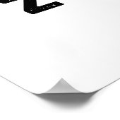 Poster Zom-beef drôle Halloween Zombie Pun de viande Zomb (Coin)