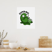 Poster Zom-big Zom-small Funny Halloween Zombie Pun (Cuisine)