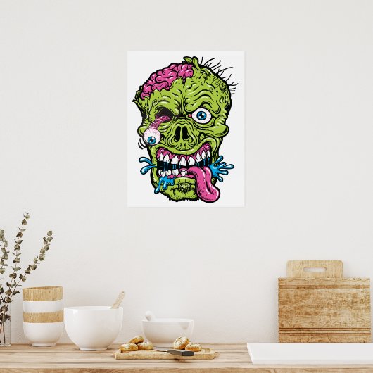 Poster Zombie (Keuken)