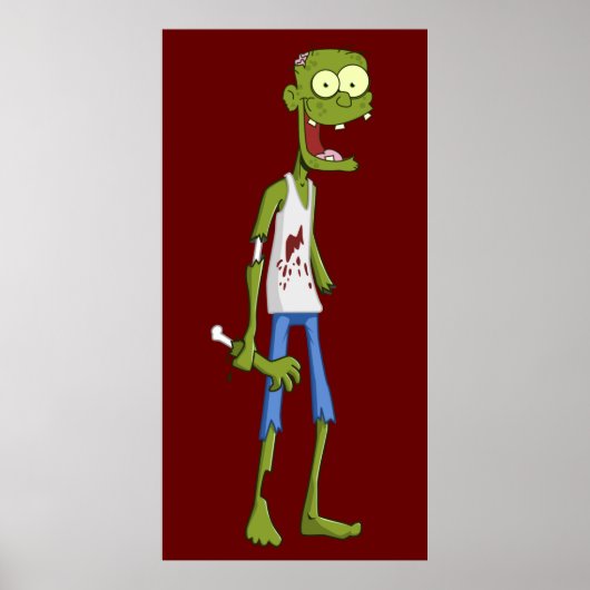 Poster Zombie (Devant)