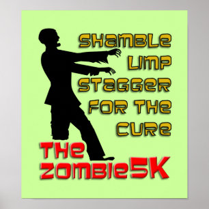 Poster Zombie 5K Funny
