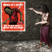 Poster Zombie À L'Halloween Budget