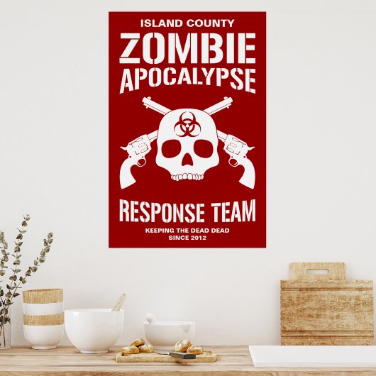 Poster Zombie Apocalypse (Cuisine)