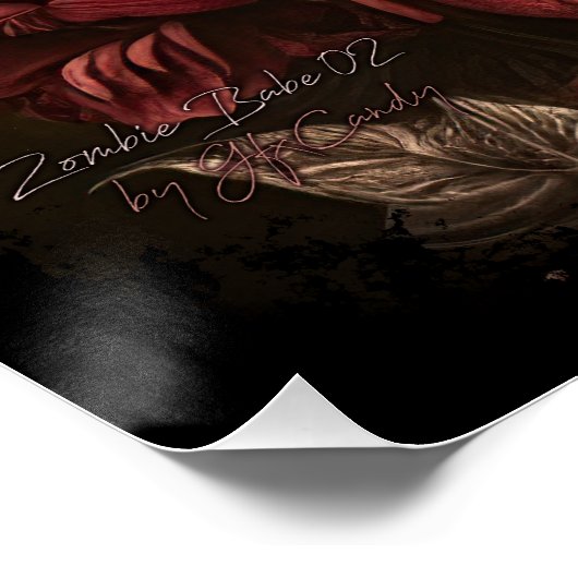 Poster Zombie Babe 02 (Coin)