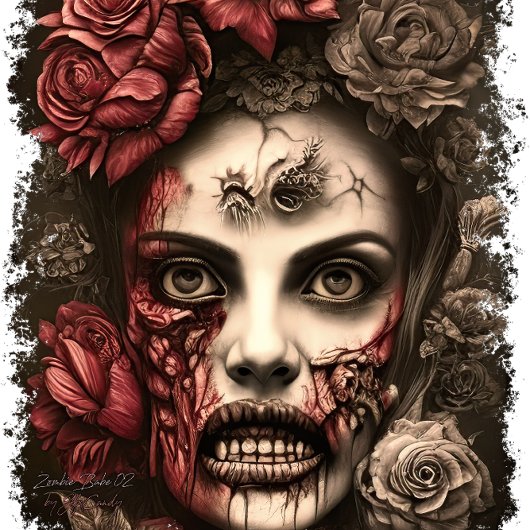 Poster Zombie Babe 02