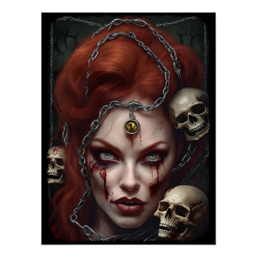 Poster Zombie Babe 03 (Devant)