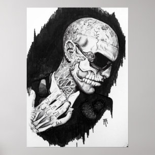 Poster Zombie Boy Portrait