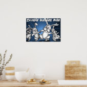 Poster Zombie Bunnies Règle ! (Cuisine)