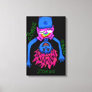 Poster Zombie Canvas Afdruk