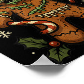 Poster Zombie Gingerbread Man Christmas Zombie  (Coin)