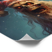 Poster Zombie - Merry Christmas (Coin)