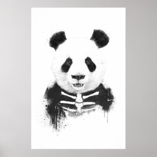 Poster Zombie panda