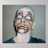 poster zombie peinture faciale (Devant)