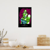 Poster Zombie Pin-up (Cuisine)