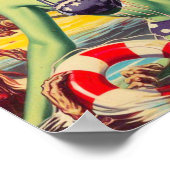 Poster Zombie Pin-up (Coin)