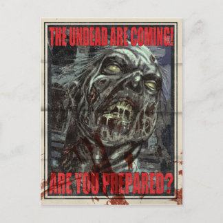 Poster Zombie Propaganda Briefkaart