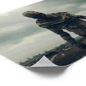 Poster Zombie radioactif (Coin)