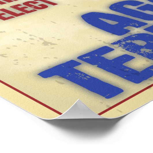 Poster Zombie Reagan - Limites de mandat (Coin)