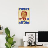 Poster Zombie Reagan - Limites de mandat (Bureau à domicile)