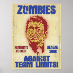 Poster Zombie Reagan - Limites de mandat