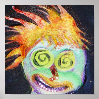 Poster Zombie Retro pop art Vintage