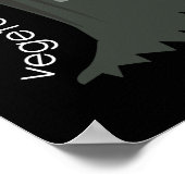 Poster Zombie végétarien veut des grands ! (Coin)