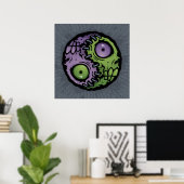 Poster Zombie Yin-Yang (Bureau à domicile)