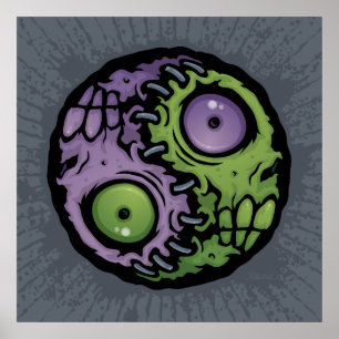 Poster Zombie Yin-Yang