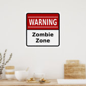 Poster Zombie Zone (Cuisine)