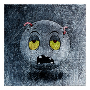 Poster Zombiemoji Vintage Perfect Poster