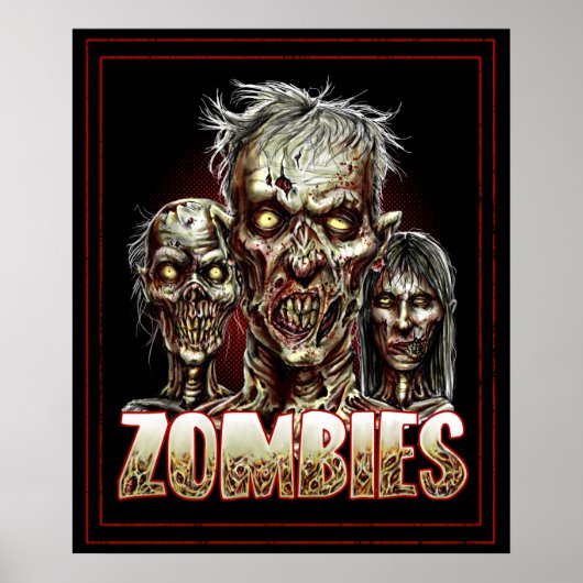 Poster Zombies (Devant)