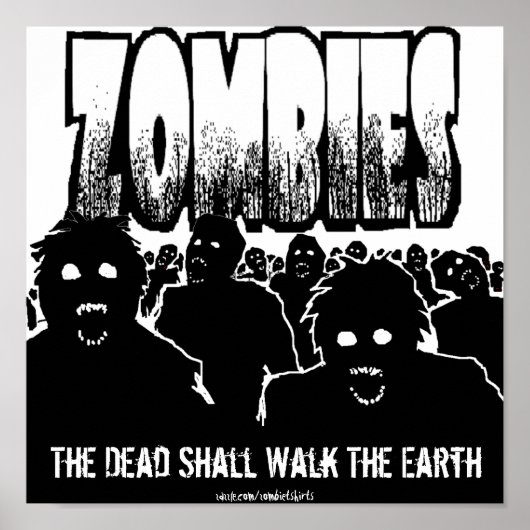 Poster Zombies (Devant)
