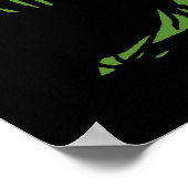 Poster Zombies à l'intérieur de l'Halloween Jack-o'-lante (Coin)