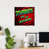 Poster Zombies Ate My Neighbors Pixel Art (Bureau à domicile)