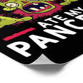 Poster Zombies Ate My Pancreas Fun Pancrease Diabetes Rec (Coin)