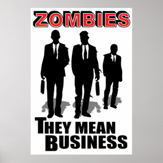 Poster Zombies, business