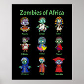 Poster Zombies d'Afrique (Devant)