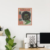 Poster Zombies le magazine Undead (Bureau à domicile)