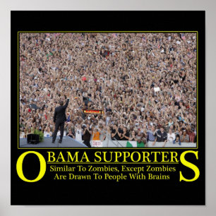Poster Zombis d'Obama