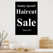 Poster zondagavond Special Beauty Salon (Keuken)