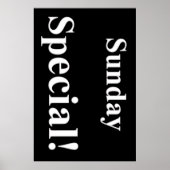 Poster zondagavond Special Beauty Salon (Voorkant)