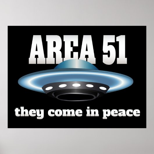 Poster Zone 51 (Devant)