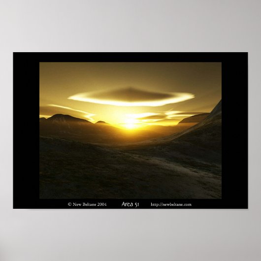 Poster Zone 51 (Devant)