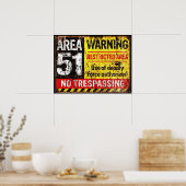 POSTER ZONE 51 (Cuisine)