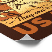 Poster Zone 51 Alien : Ils ne peuvent pas nous arrêter to (Coin)